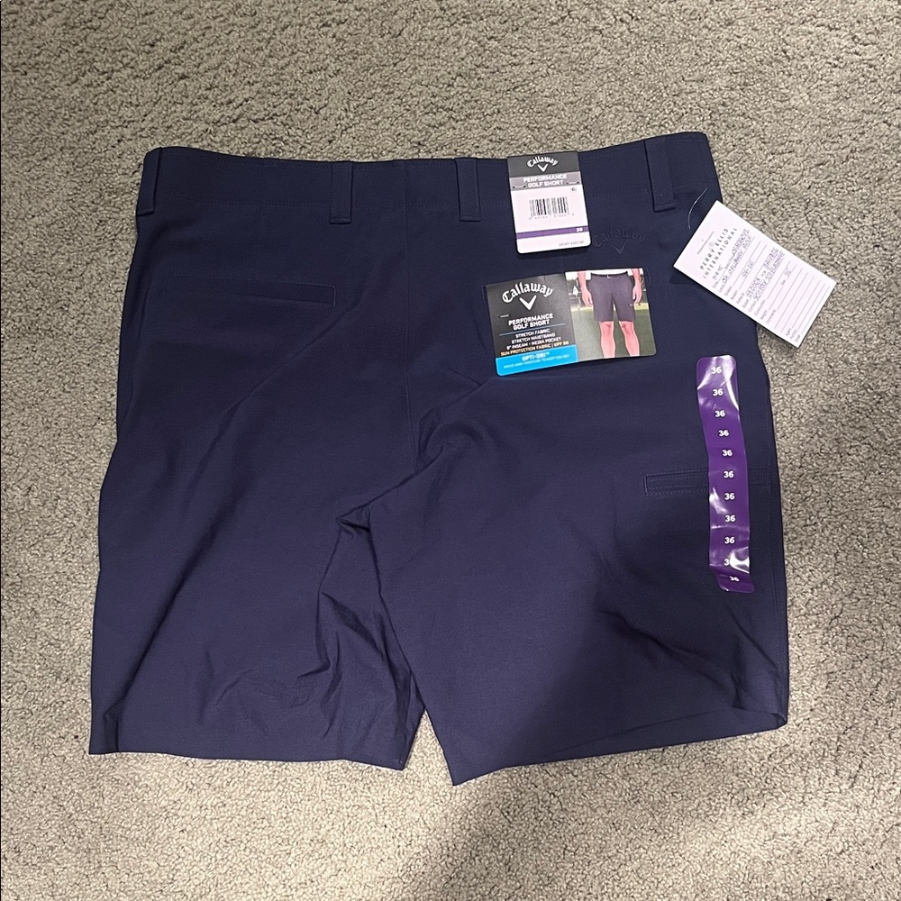 Callaway Men's Navy Athletic Golf Shorts